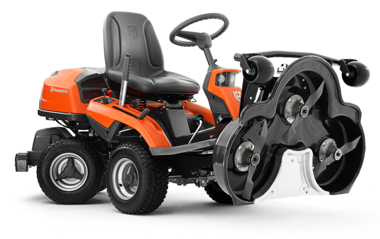 Husqvarna Frontmäher Wartungsposition